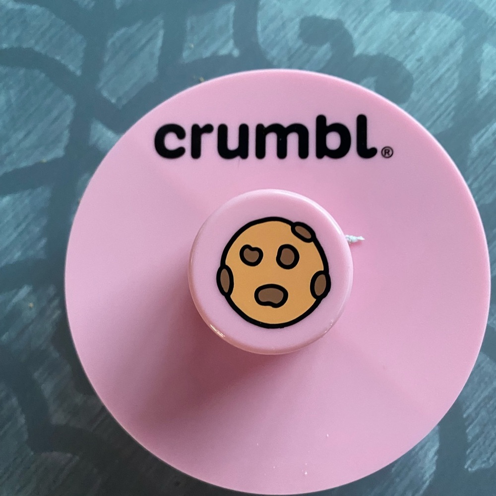 Pink Crumbl 4 way cookie cutter round